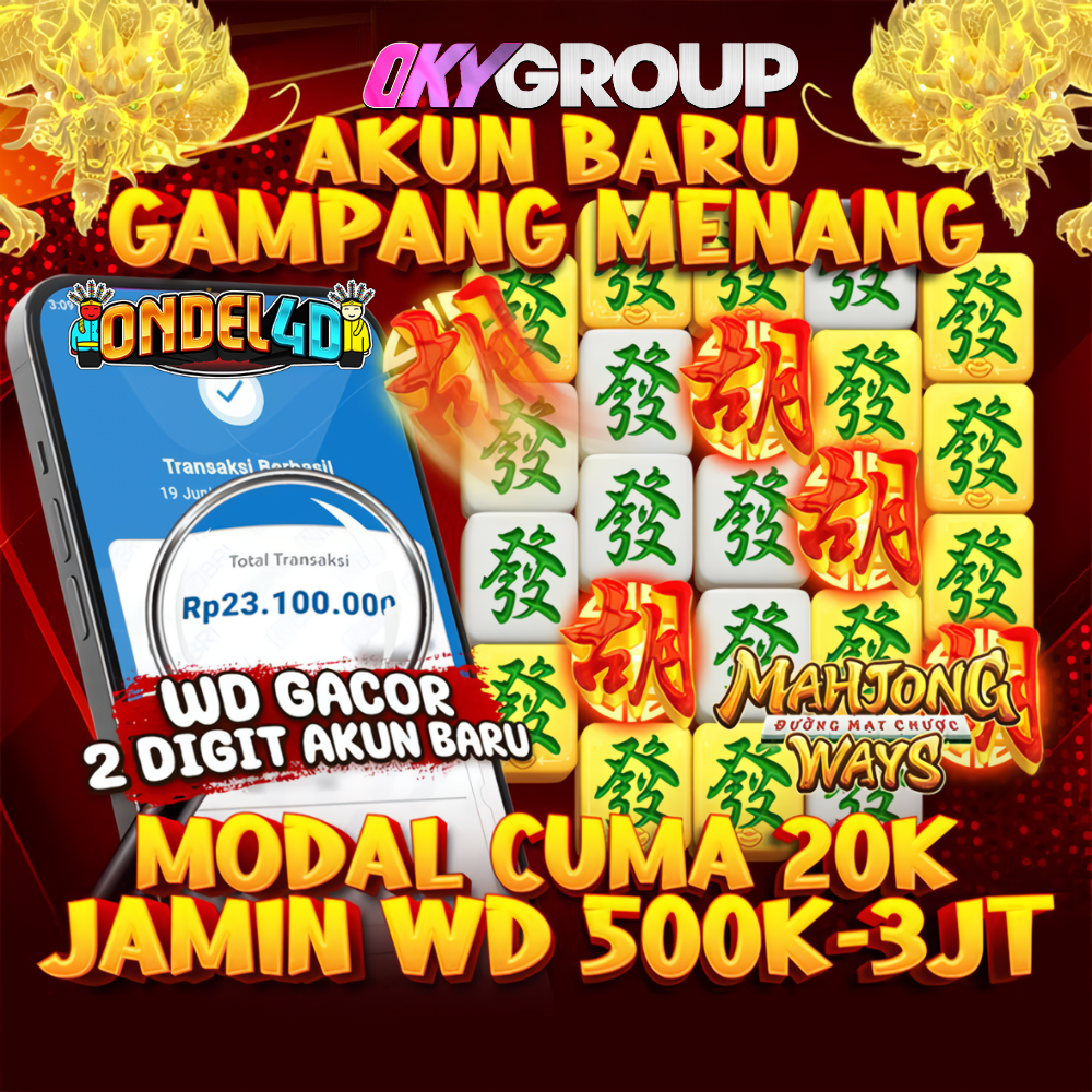 DAFTAR ONDEL4D DENGAN AKUN BARU GAMPANG MENANG