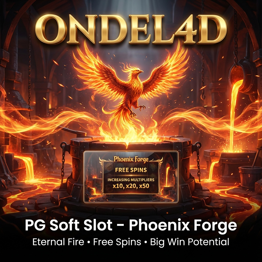Slot PG Soft Phoenix Forge di ONDEL4D: Api Kebangkitan Menuju Kemenangan,